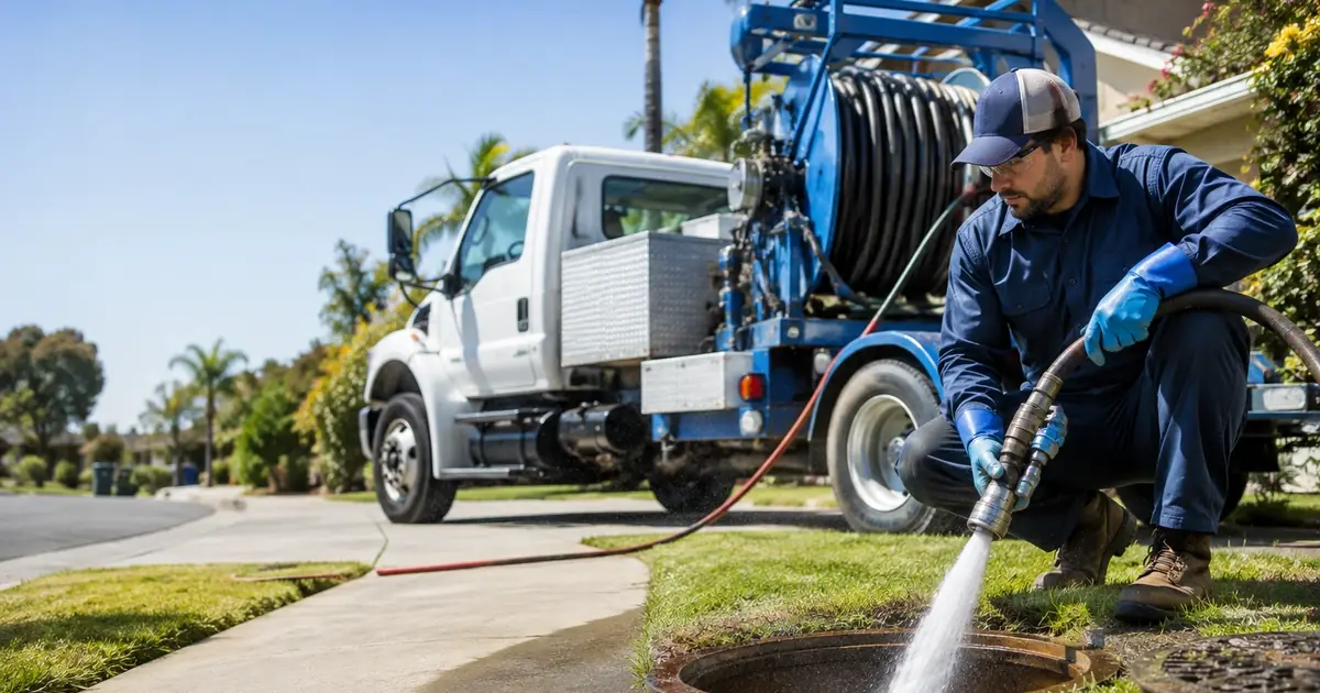 Hydro jet sewer cleaning Walnut
